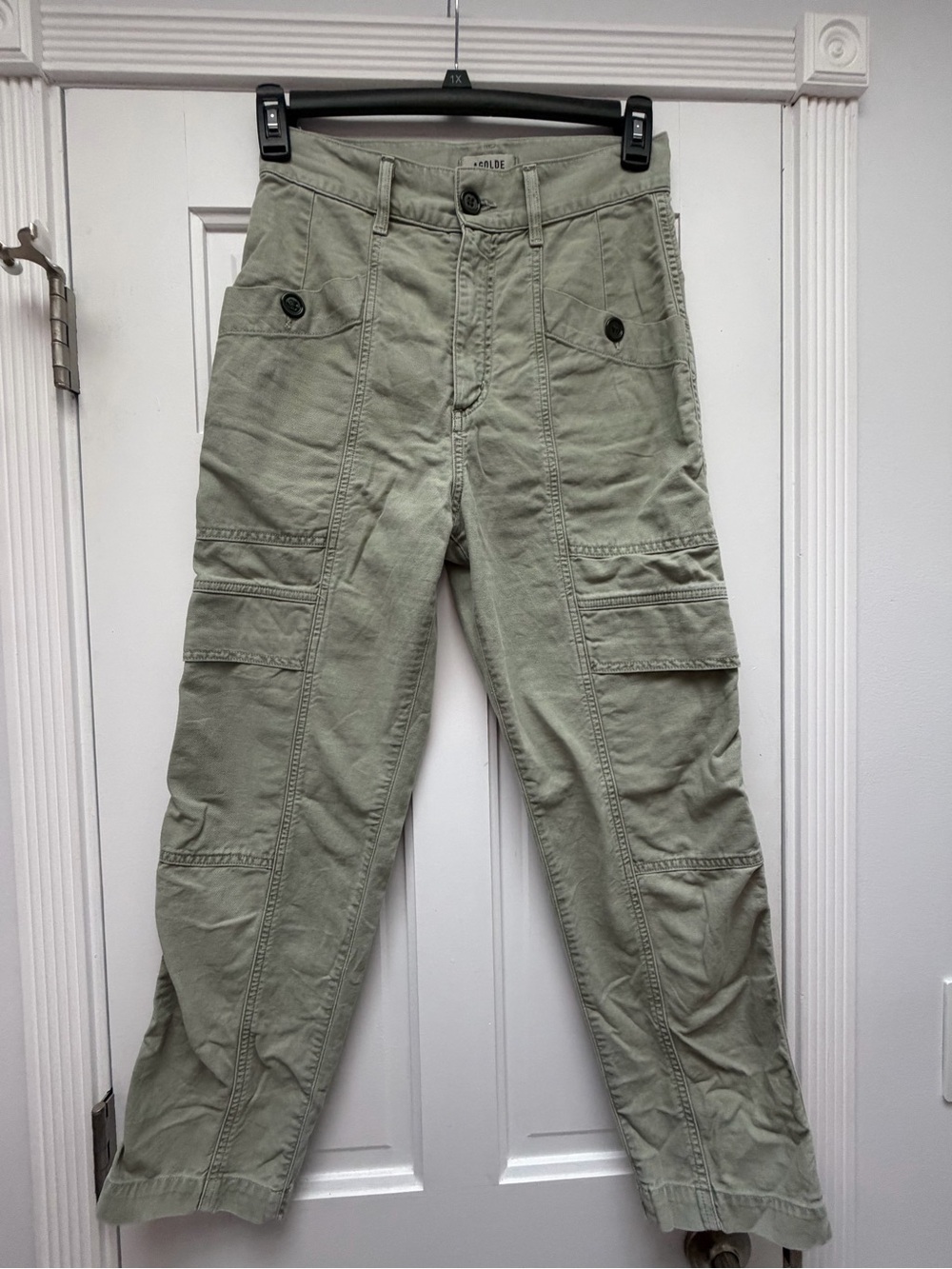 Agolde Kai Olive Cargo Trousers